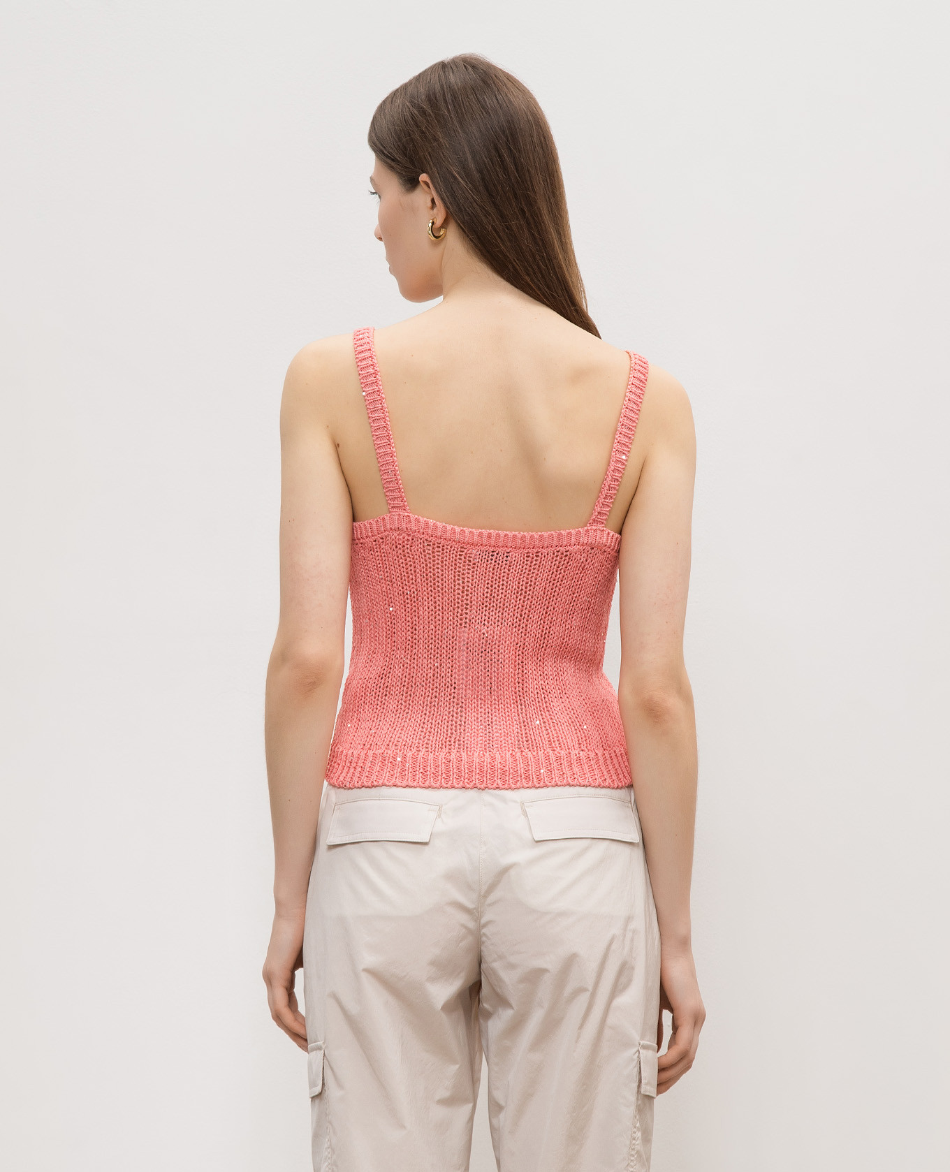 

Pink top with sequins Peserico