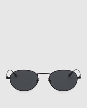 Saint Laurent Black sunglasses with logo engraving 822261Y9969