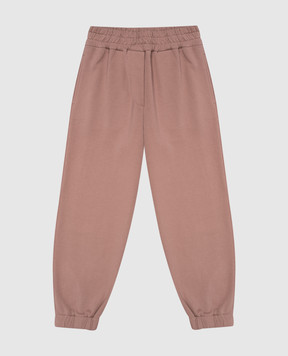 Brunello Cucinelli Children's beige joggers BN05NE625B