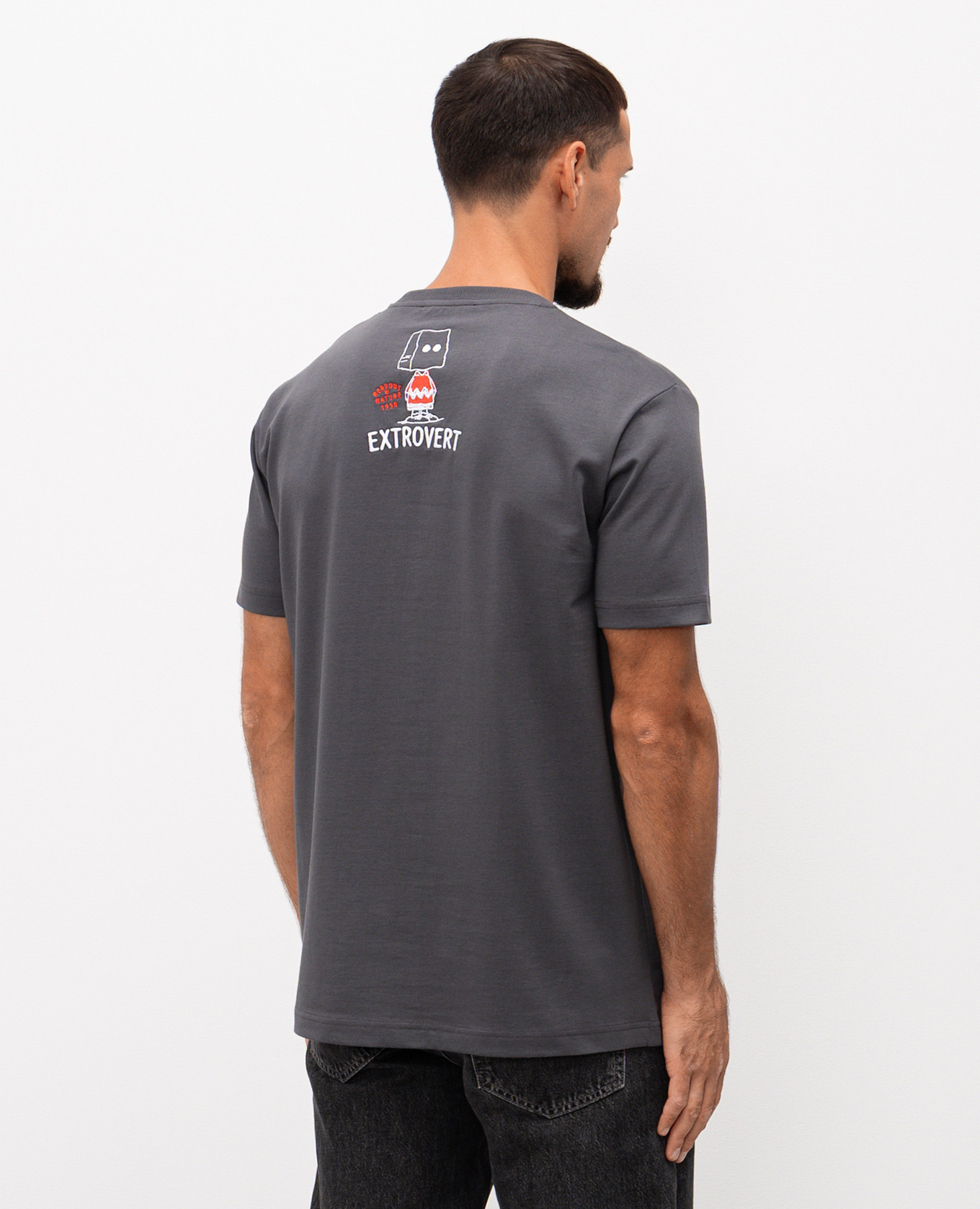 

Gray T-shirt with branded embroidery Iceberg, Grey