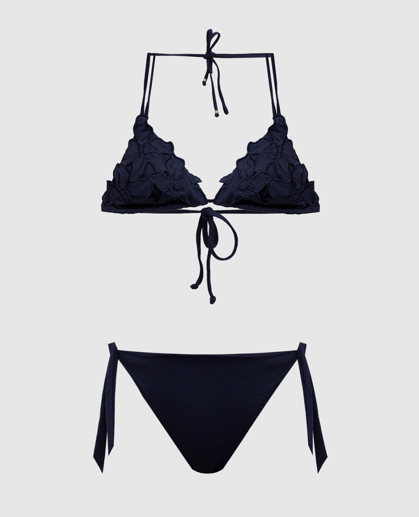 

Blue swimsuit with floral print Twinset