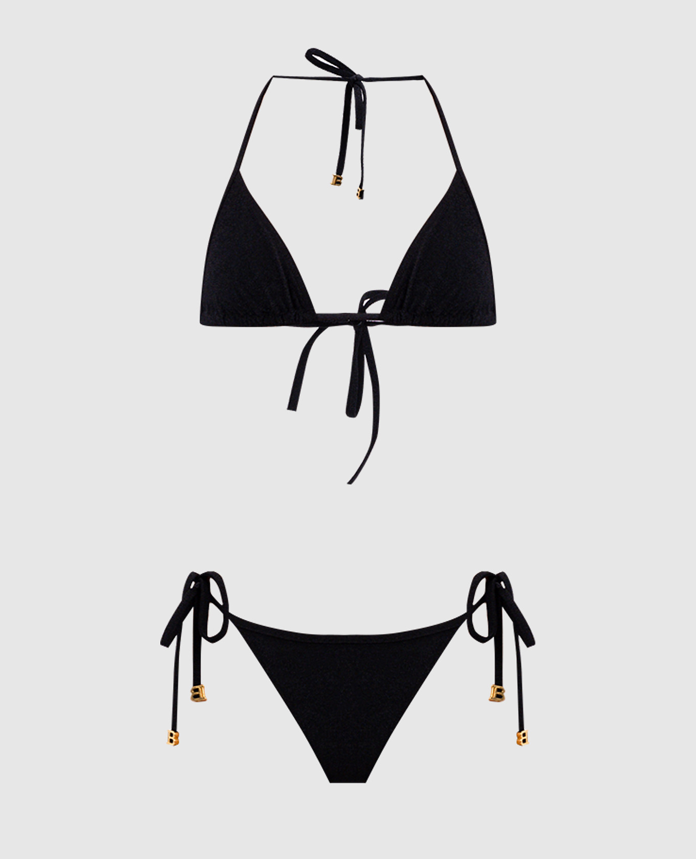 

Black swimsuit with logo Balmain