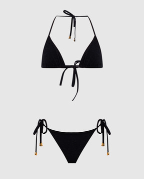 Balmain Black swimsuit with logo BKB962260