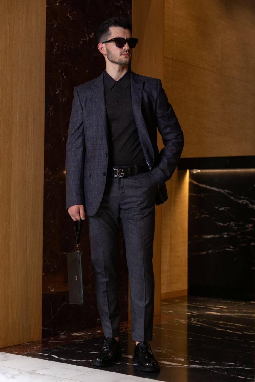 

Gray wool chinos Dolce&Gabbana, Grey