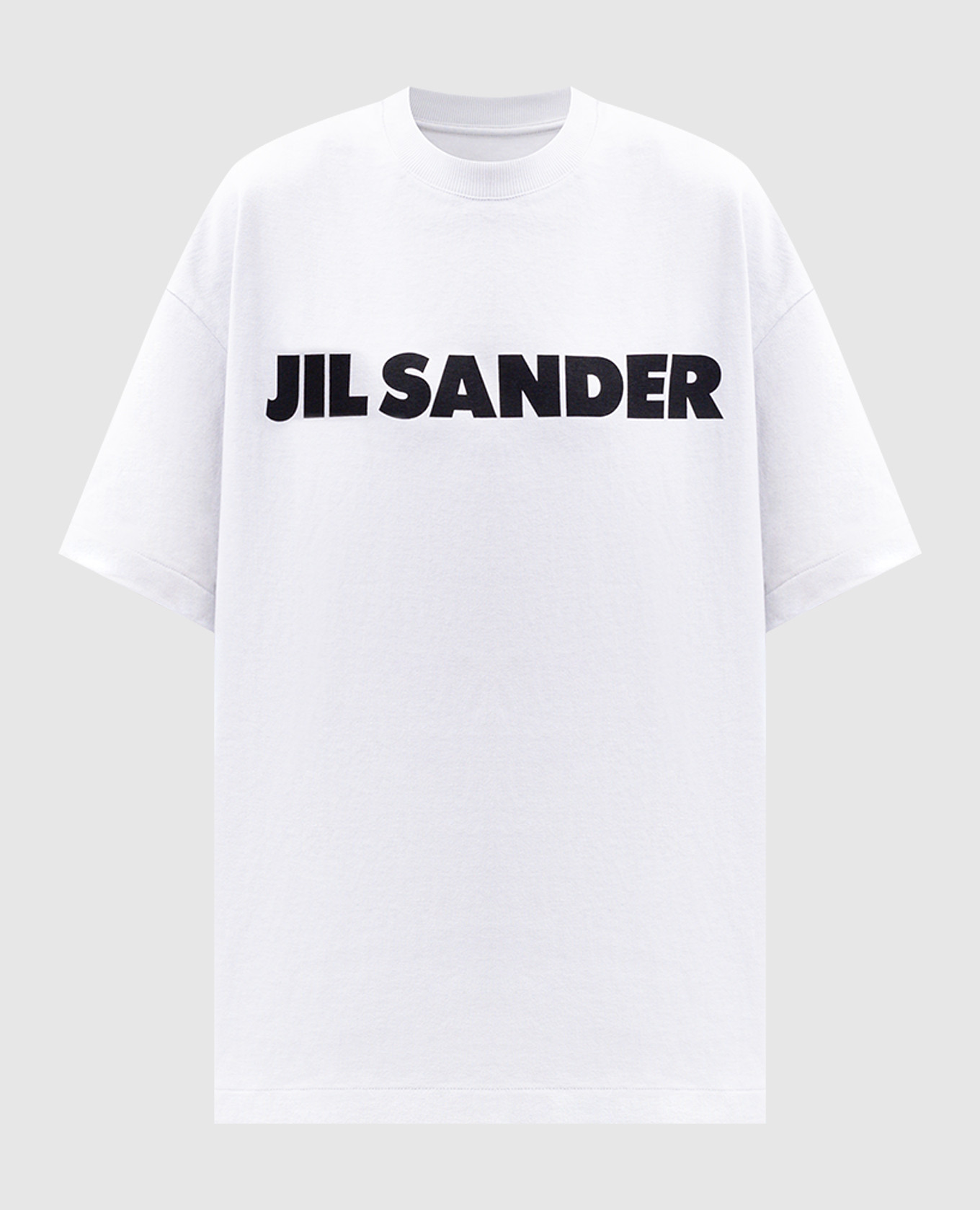 

Grey T-shirt with logo print Jil Sander