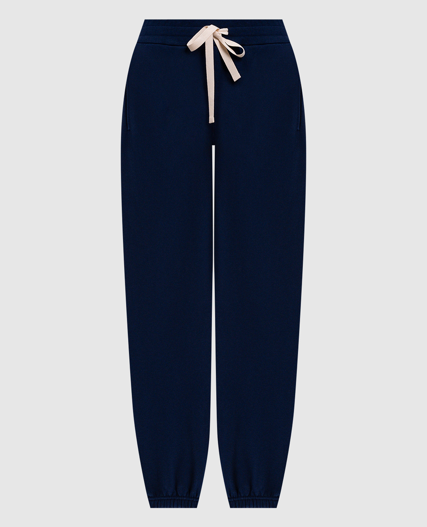 Blue joggers with logo patch Jil Sander
