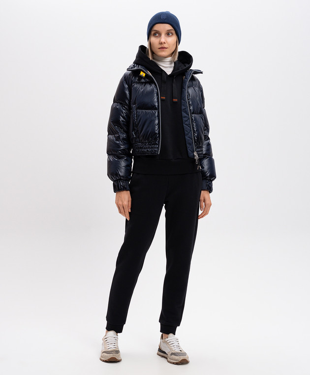 Parajumpers - Blue cropped Sento down jacket 24WPWPUCJ31