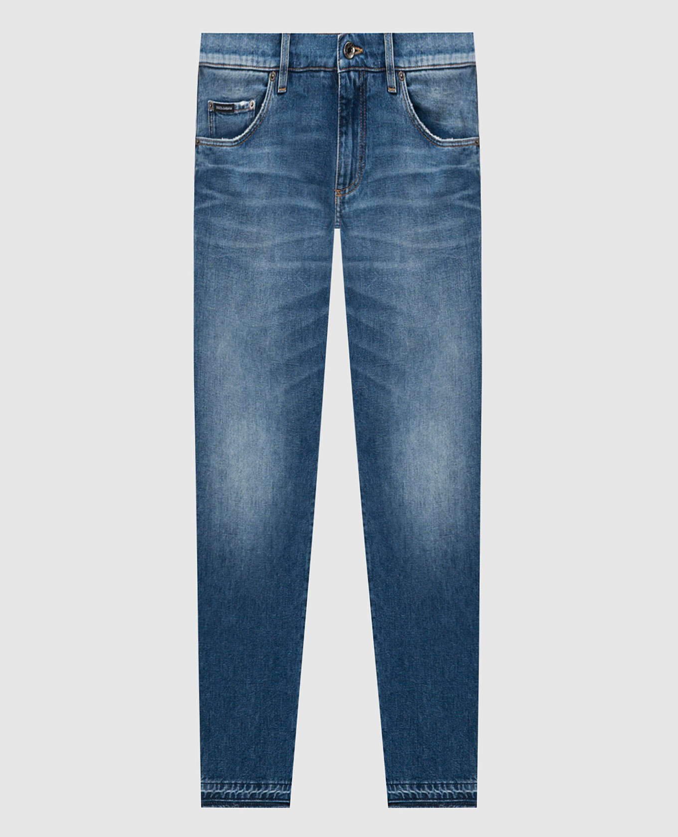 Blue jeans with a worn effect Dolce&Gabbana