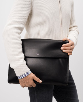 Dolce&Gabbana Black leather bag with logo BM3082AF984
