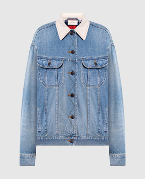 The Row Jorelle blue denim jacket 8938W3932