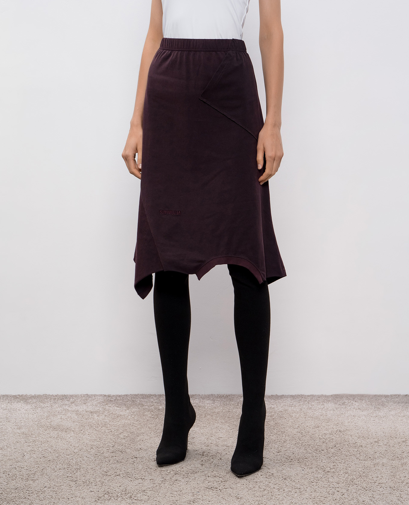 

Purple midi skirt with Vetements, Violet