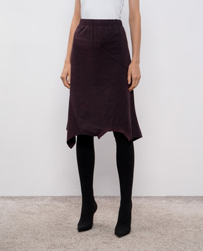 Vetements Purple midi skirt with WH76SK590RO