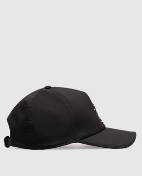 Stefano Ricci Black cap with textured logo MCV53NV15FPL001H