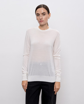 Toteme White wool and silk jumper 252WRT0469YA0190
