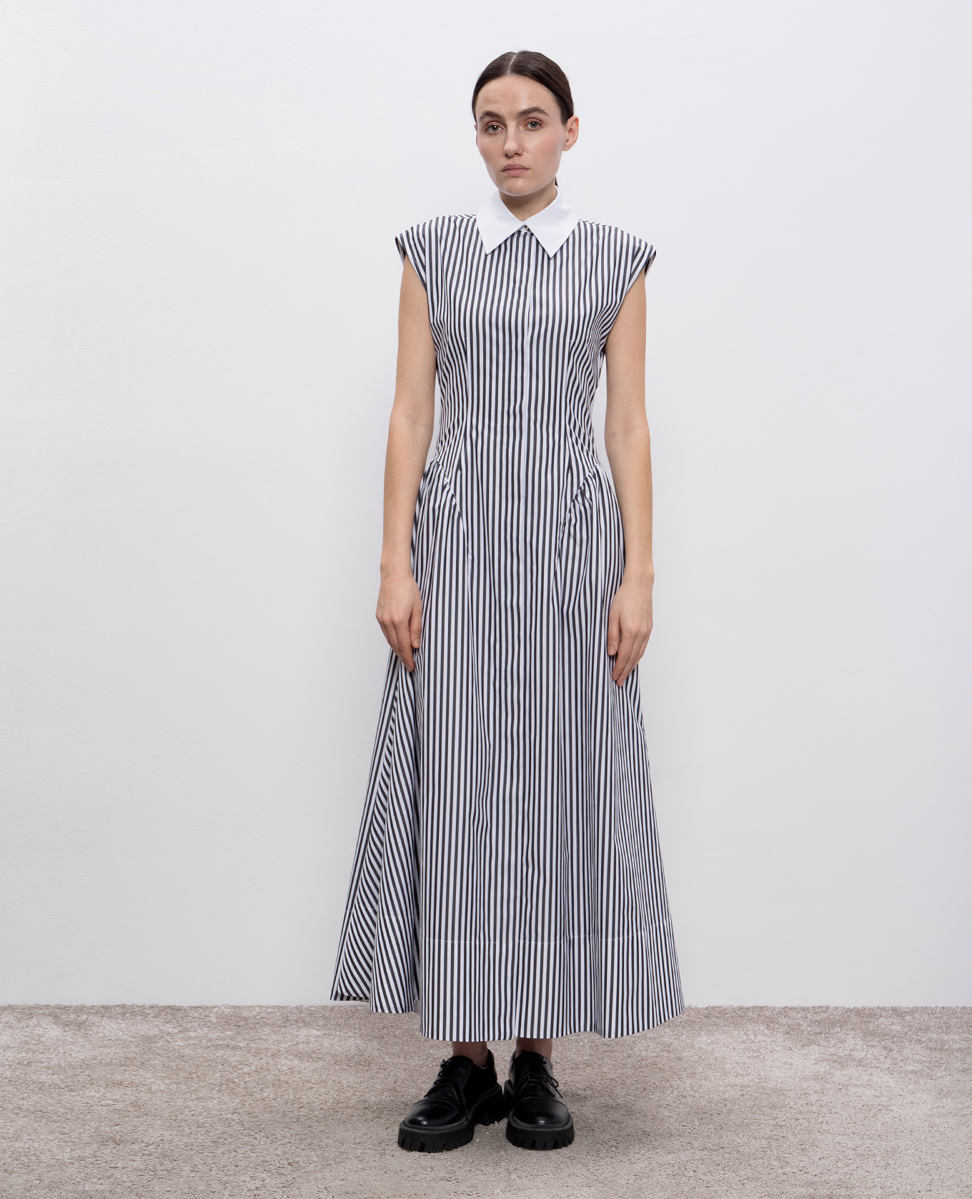 

LOCUSTA striped shirt dress Max Mara Sportmax, White