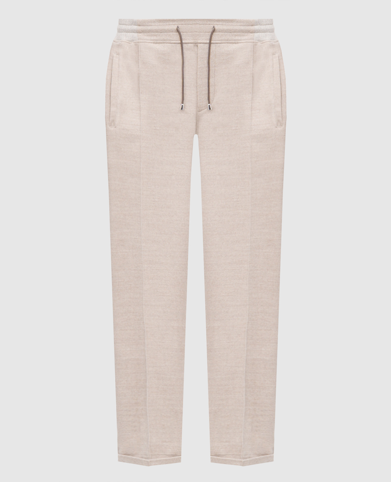 

Beige wool sweatpants Doriani Cashmere