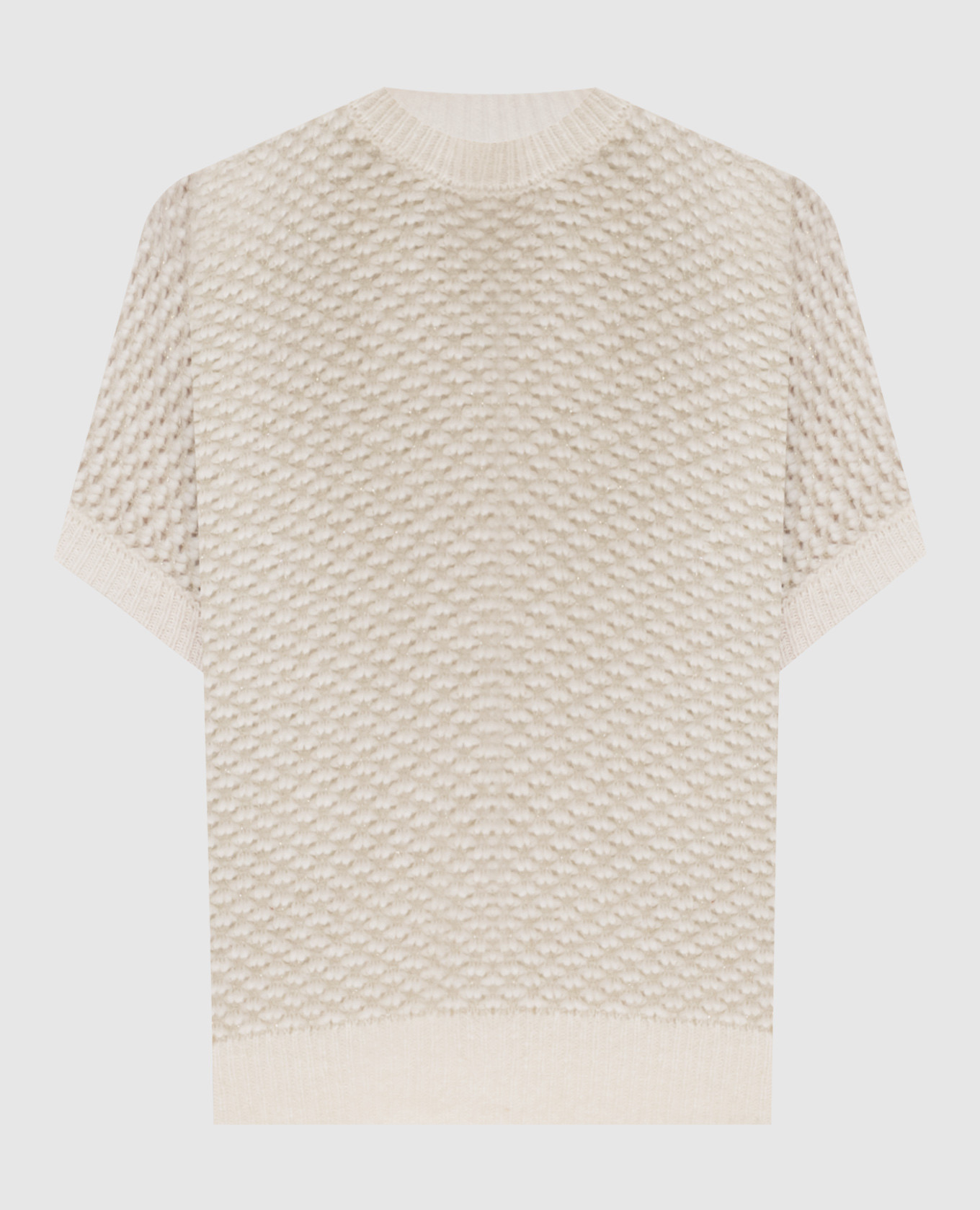Beige alpaca wool sweater Peserico