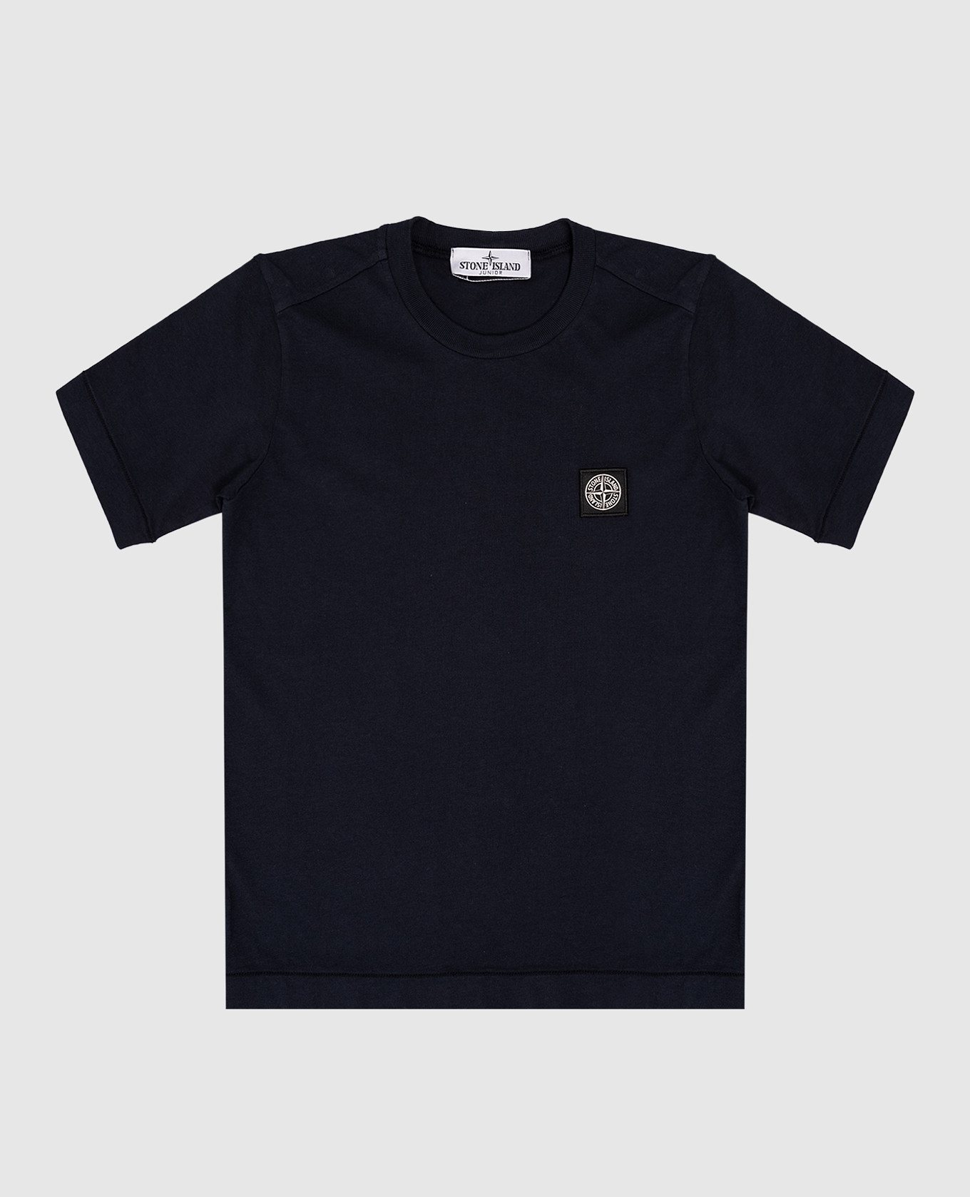 Ieftin Stone Island Children's blue t-shirt with logo patch