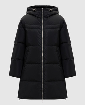 Be Florence Black down jacket with logo FB2581