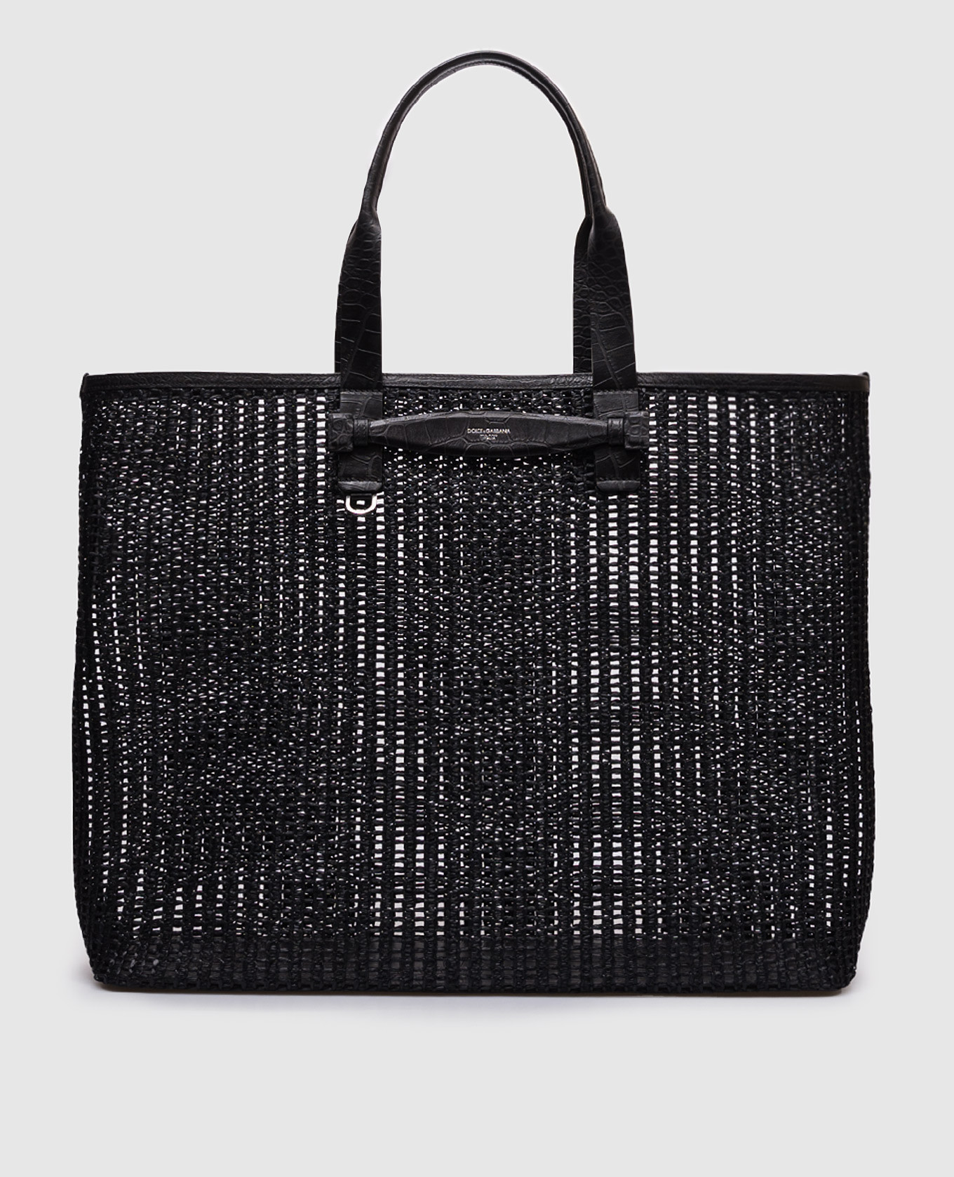 

Black woven shopper bag Dolce&Gabbana