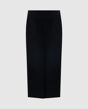 The Row Matias black wool skirt 8159W3039