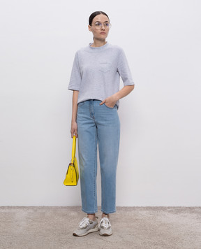 Peserico Blue jeans with a worn effect P04519L53Q04956