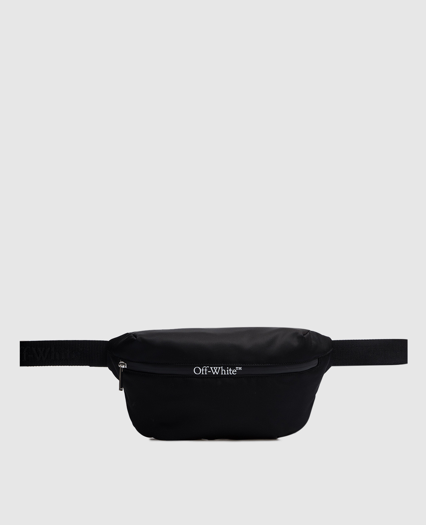 

Black belt bag with logo print Off-White