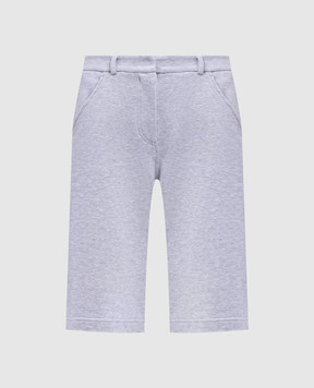 Brunello Cucinelli Grey melange shorts MN05NVD379