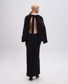 16Arlington Catius black dress with open back DMD572SS2501