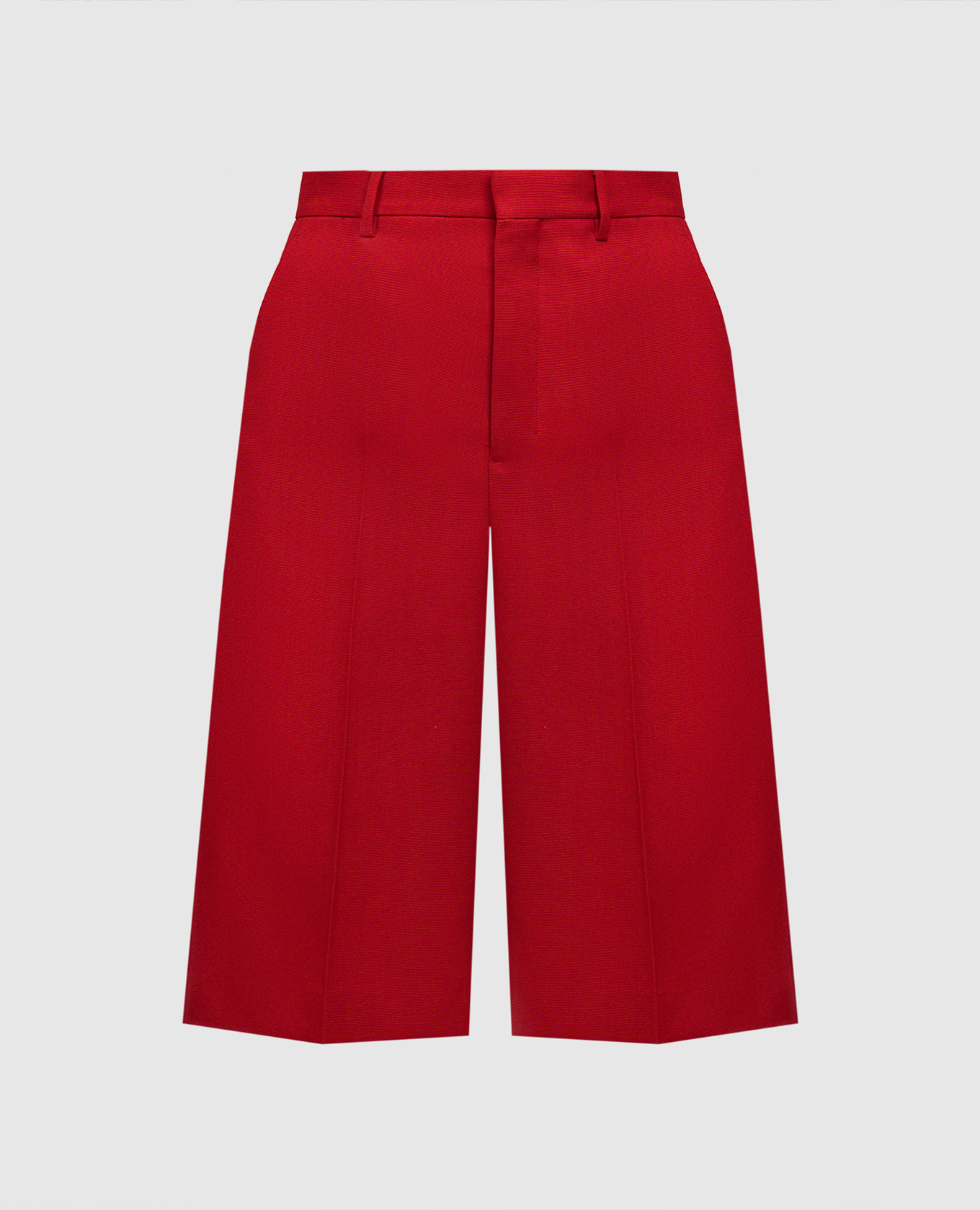 

Red wool Bermuda shorts Ami Paris