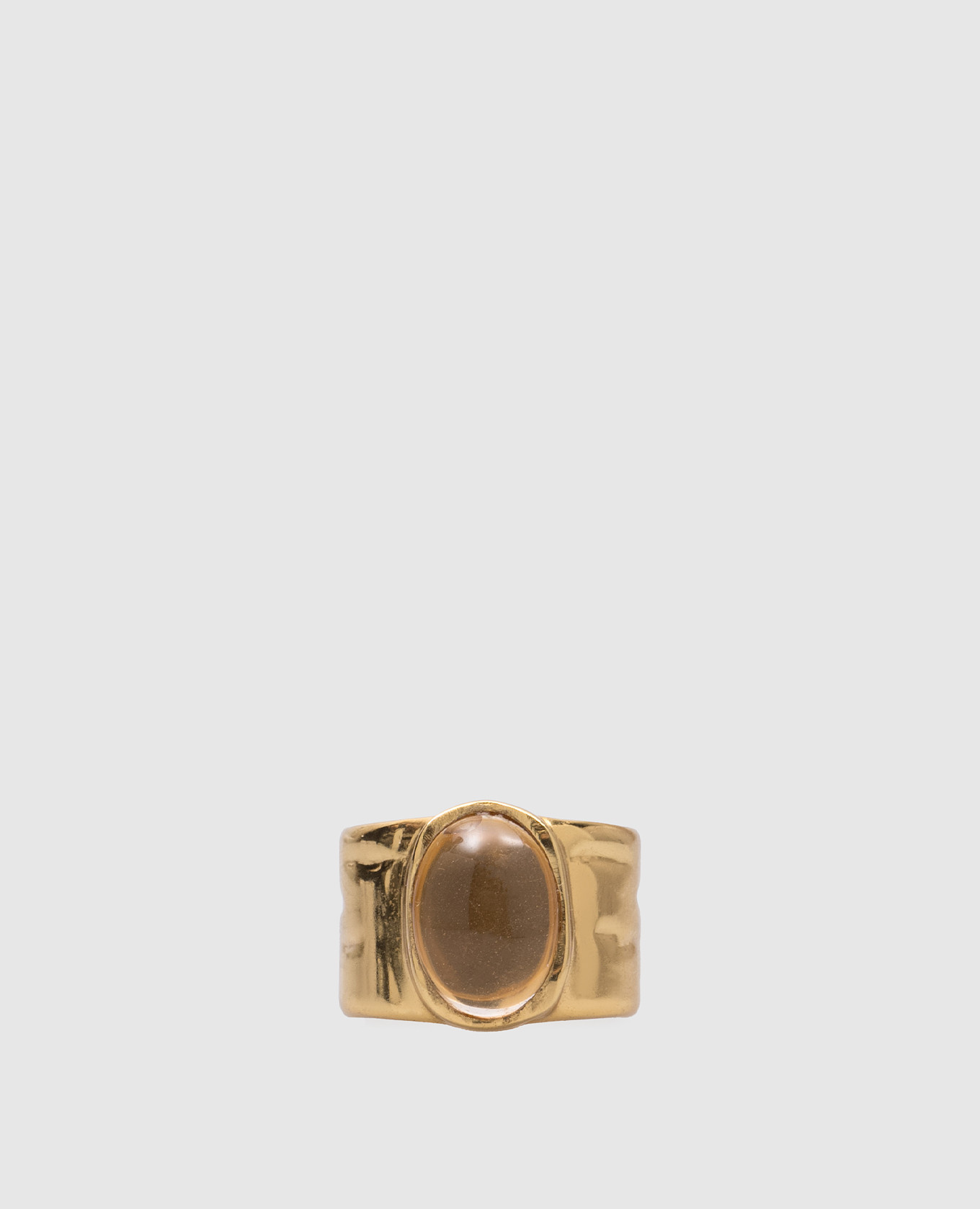 Savina gold ring with 22 carat gold plating shyla