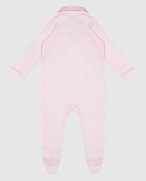 Story Loris Children's pink overalls with bows 63363