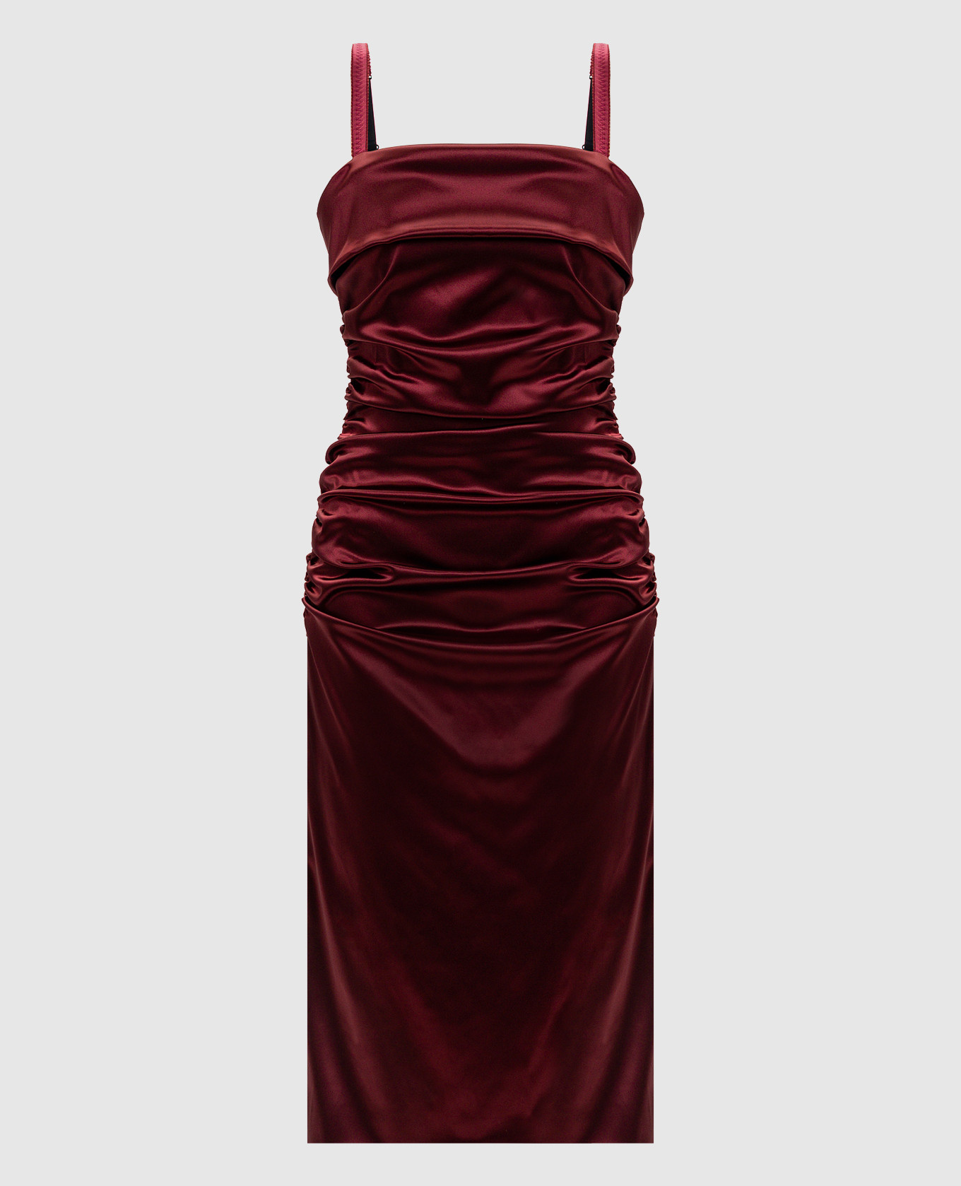 

Burgundy dress with drapery Dolce&Gabbana