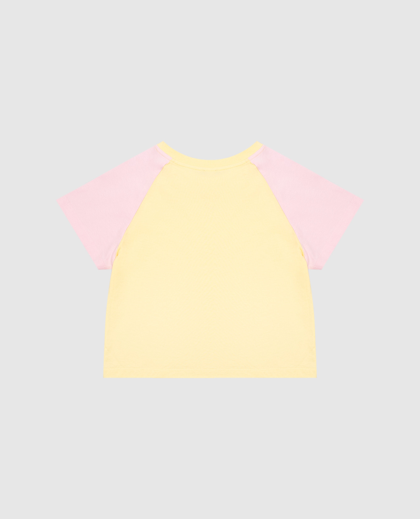 

Children's yellow T-shirt with logo print Balmain
