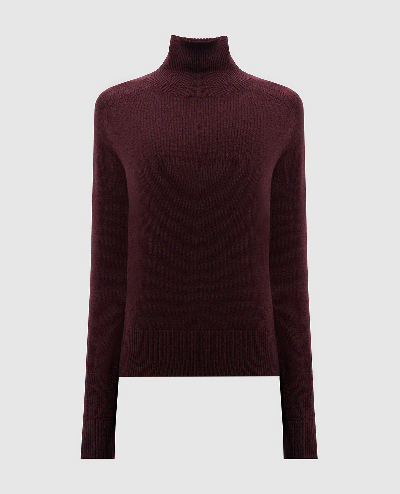 

Burgundy wool sweater with logo Victoria Beckham
