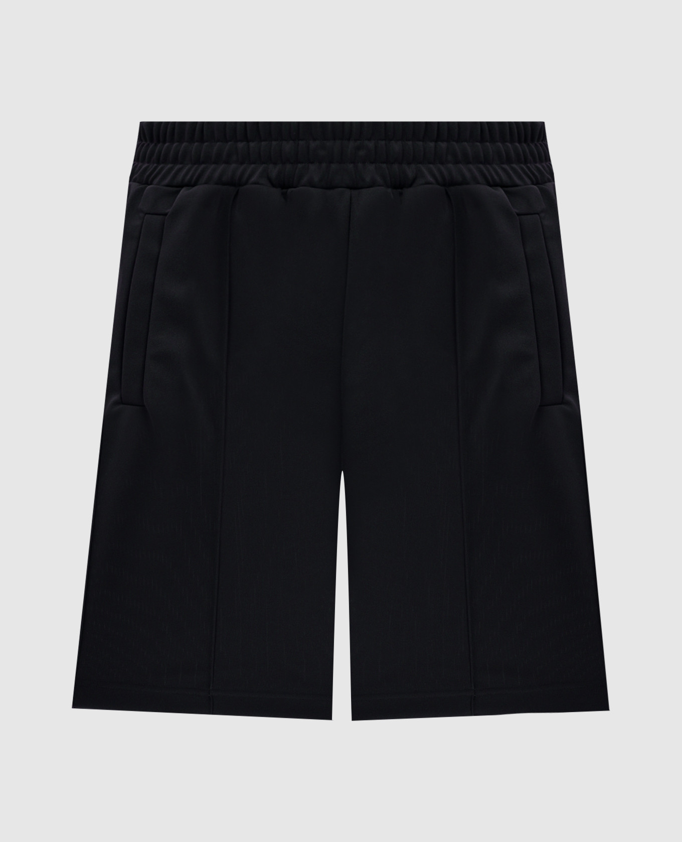 Black shorts with contrast logo Palm Angels