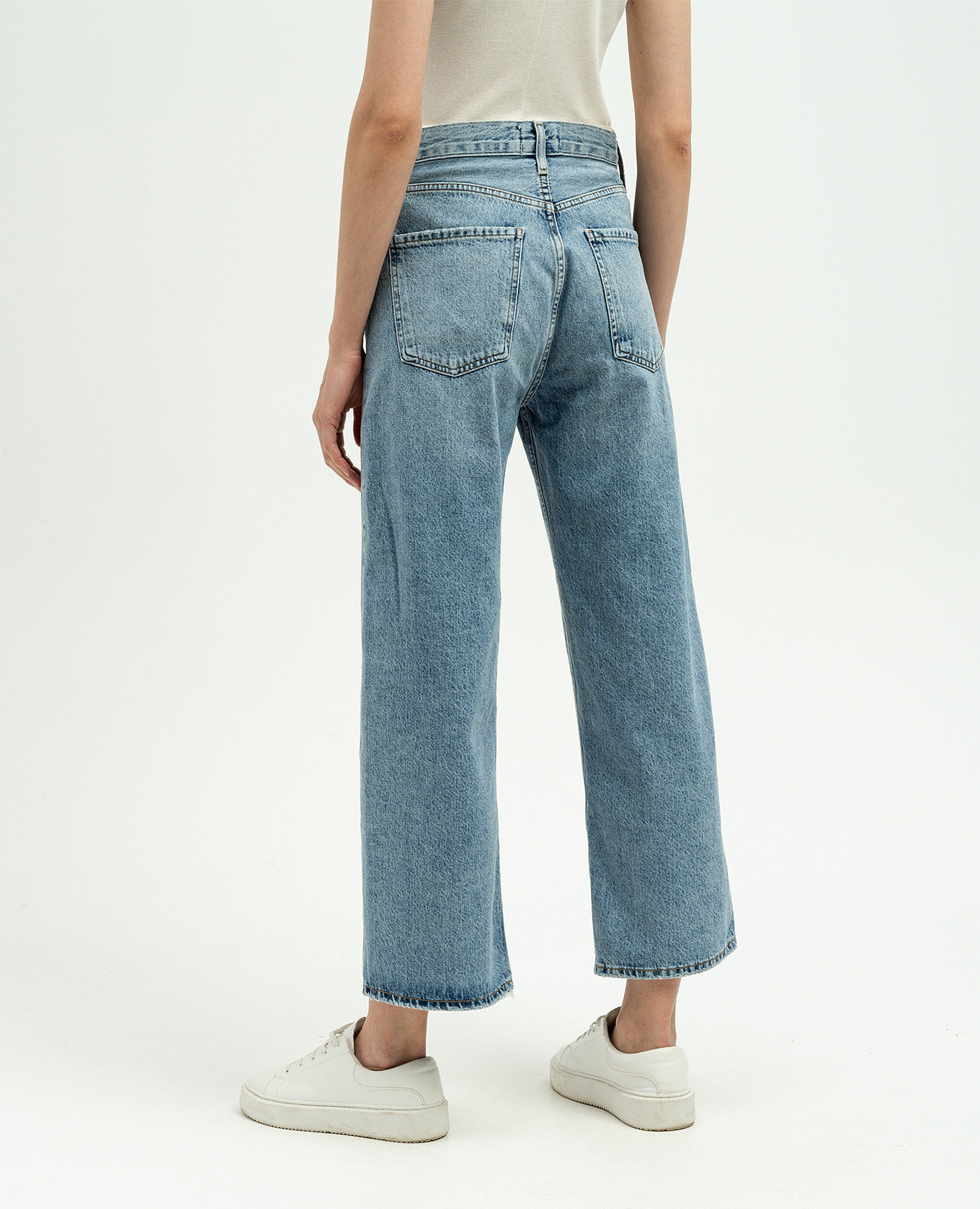 REN blue jeans with a distressed effect AGOLDE 4