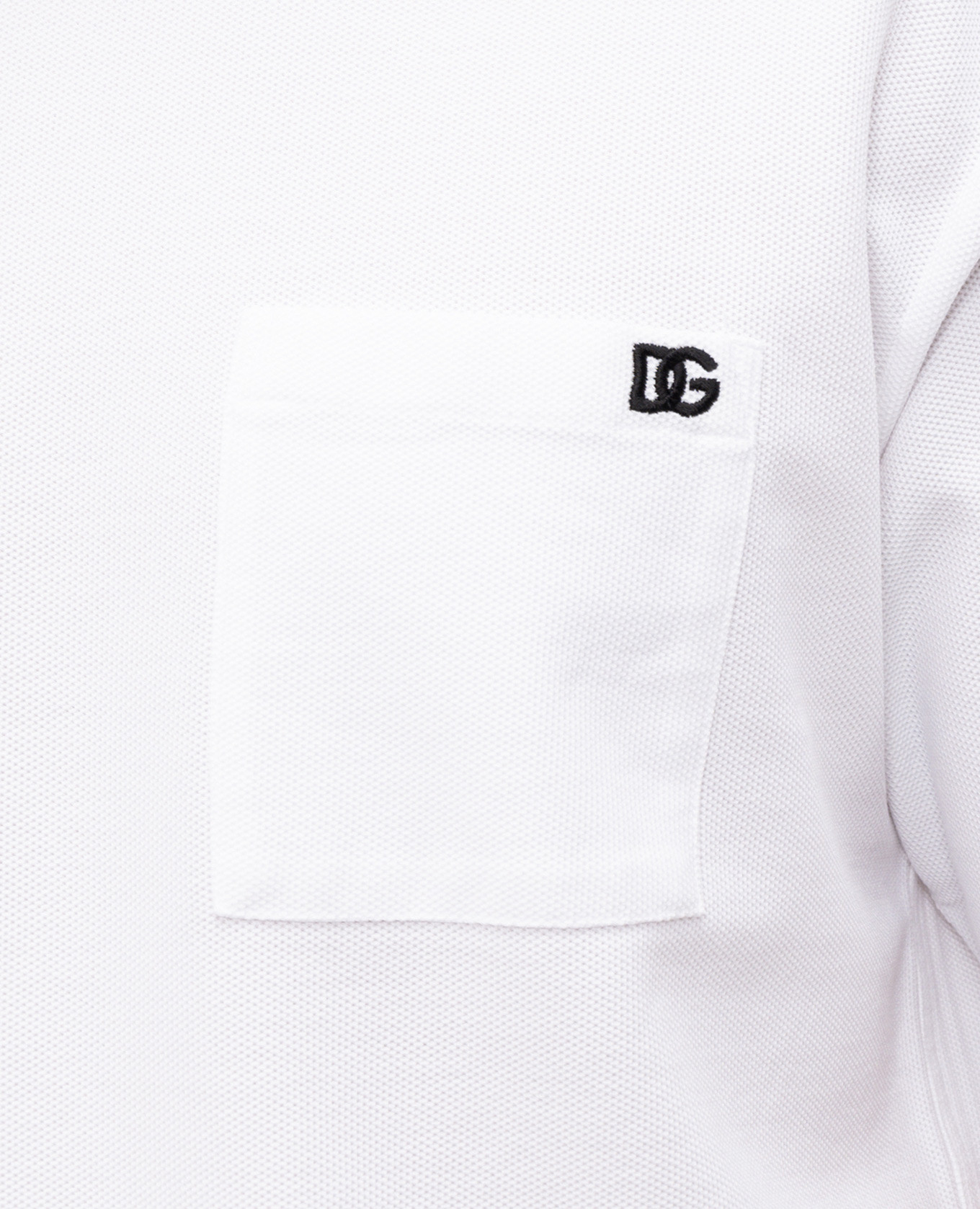 

White T-shirt with logo Dolce&Gabbana