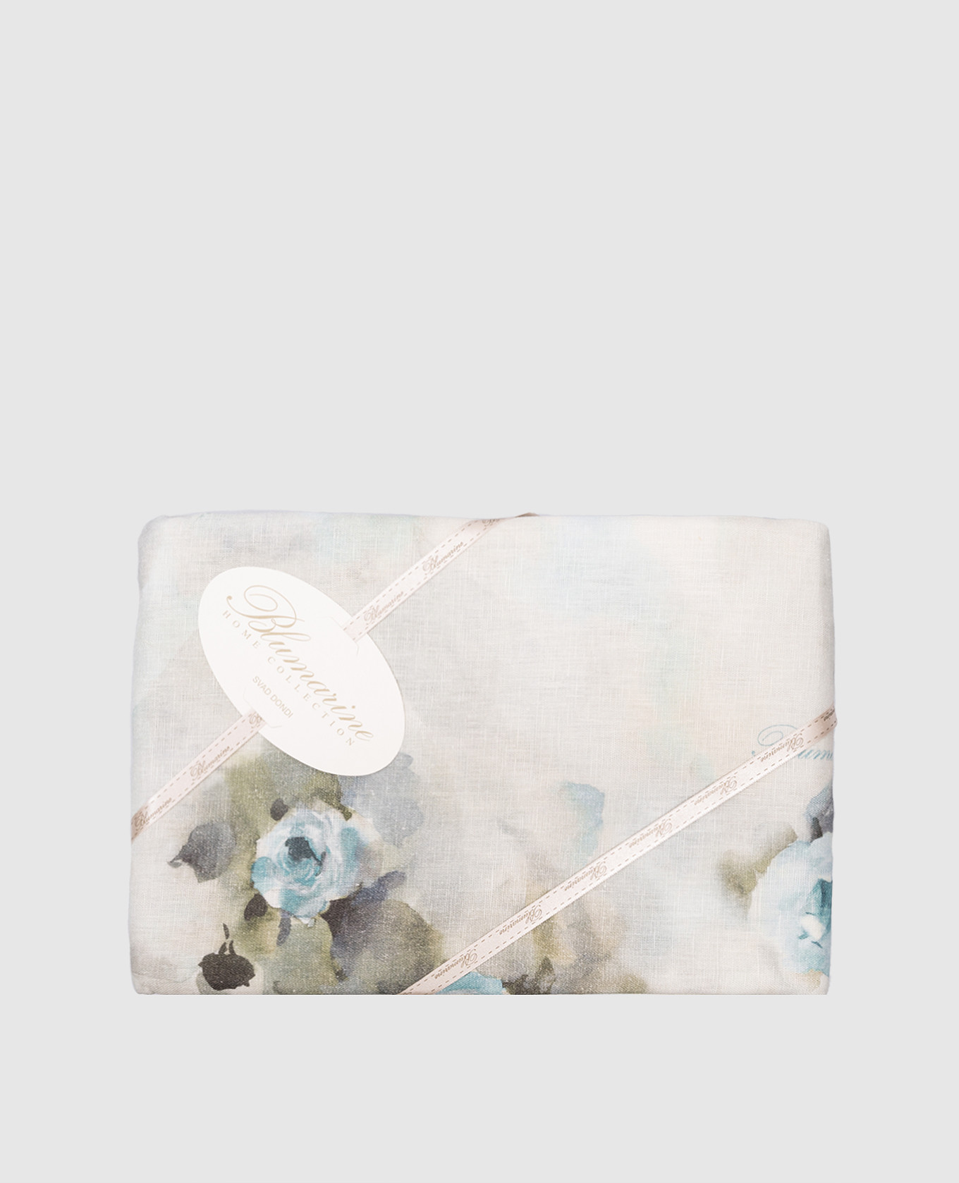 

Estelle tablecloth made of linen in a floral print Blumarine, White
