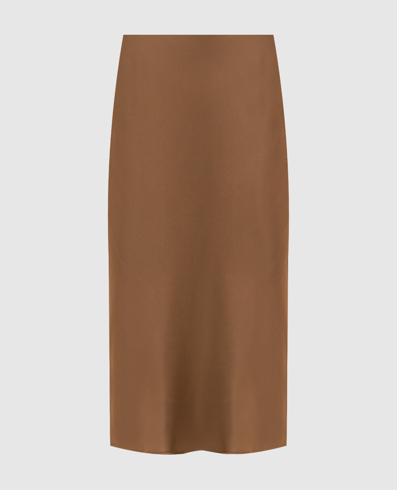 

Brown midi skirt with logo Herno