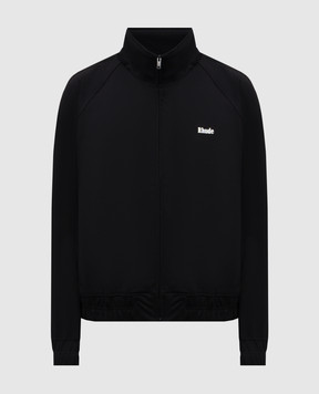 Rhude Black sports jacket with logo RHPS25ST01113