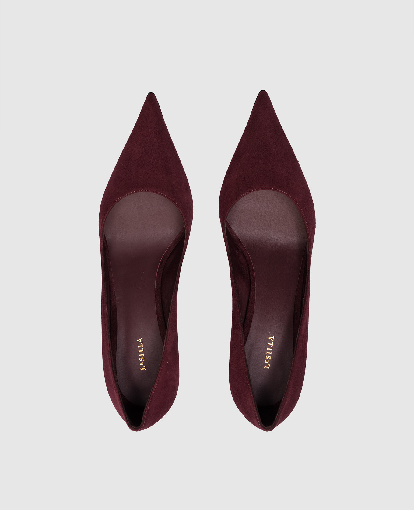 

Burgundy suede shoes BELLA Le Silla