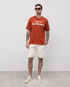 AMIRI Orange JAZZ HIDEAWAY T-shirt AMJYTE1172