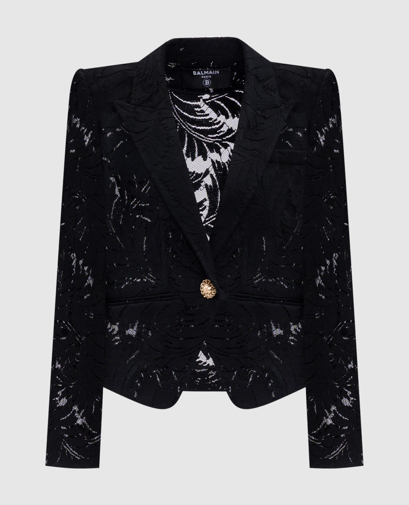 

Black lace jacket Balmain