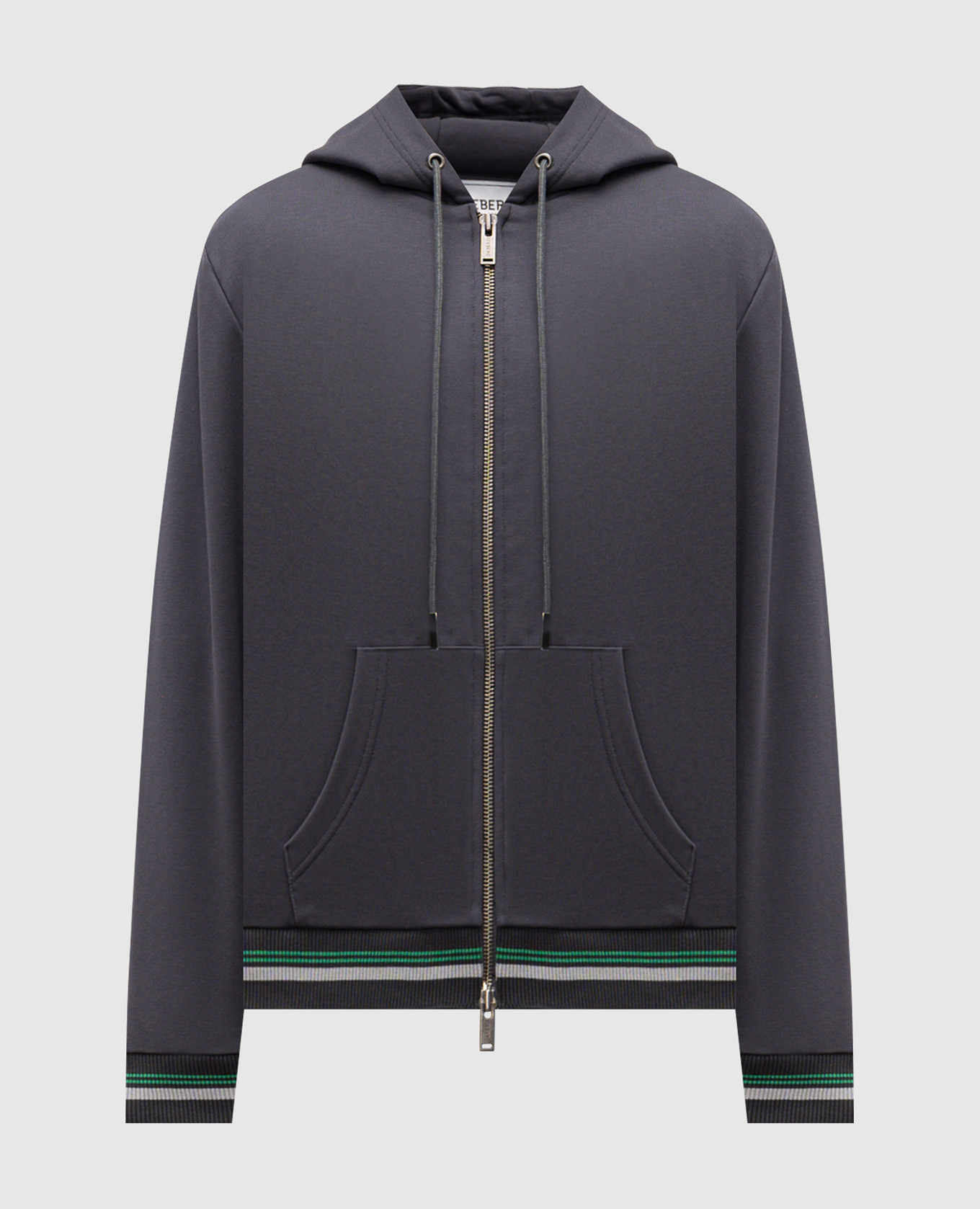 

Grey sports jacket with logo print Iceberg