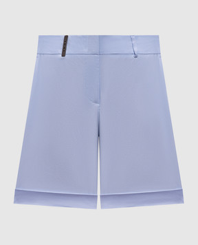Peserico Blue shorts with lapels P0464001979