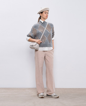 Brunello Cucinelli Pink corduroy pants MP576P8699