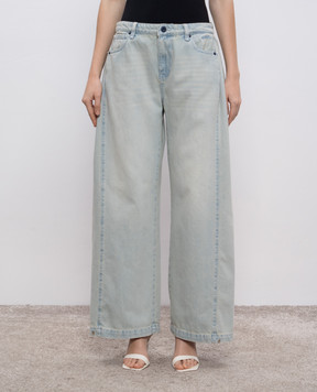 Solotre Blue jeans with logo M1D0191