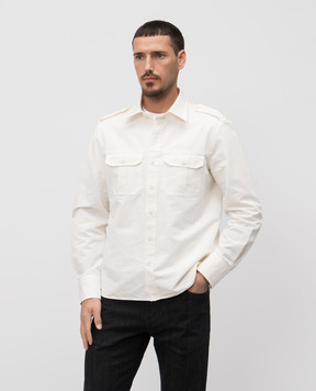 Tom Ford Beige silk shirt HME005FMC207S25