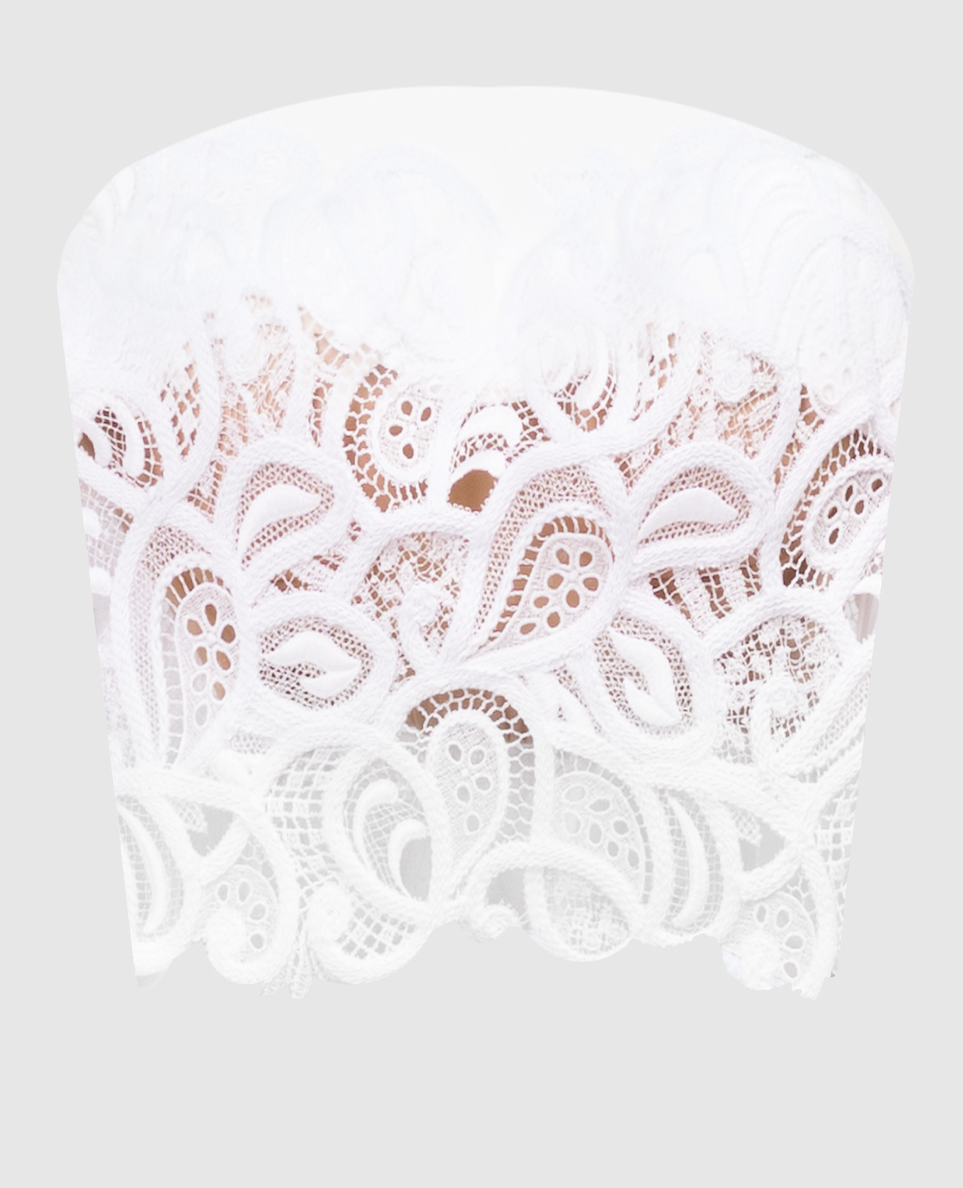 

White top with lace Ermanno Scervino